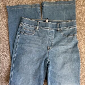 SPANX Women's Flare Leg Jeans in Blue